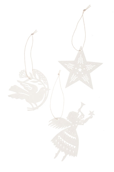 Set of 18 Paper Decorations