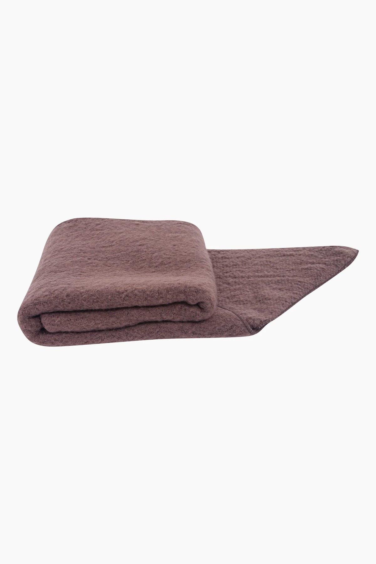 Brown Asymmetric Heavyweight Scarf