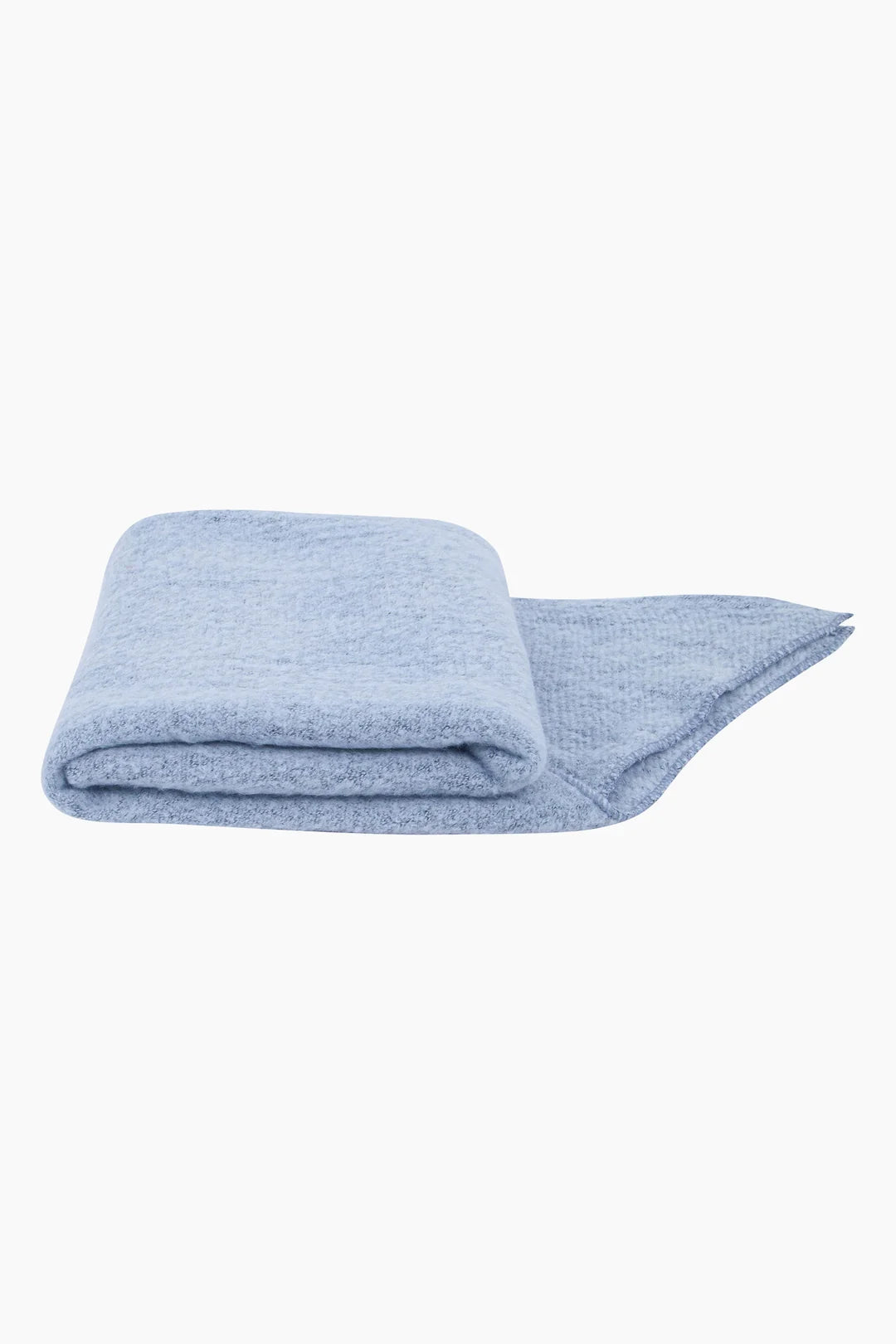 Ice Blue Asymmetric Heavyweight Scarf