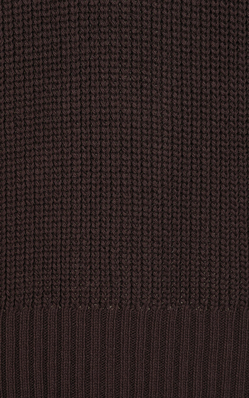 Aster Long Cotton Tank, Chocolate