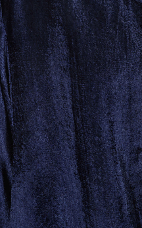 Bari, Velvet Jacket, Navy