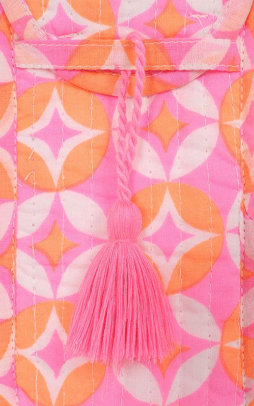 Sherah Glasses Case - Neon Pink & Orange
