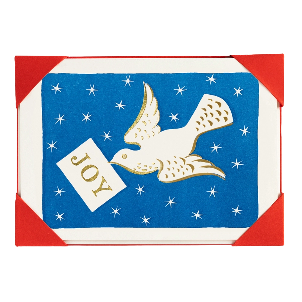 Pack 5 Note Cards & Envelopes - Joy Dove