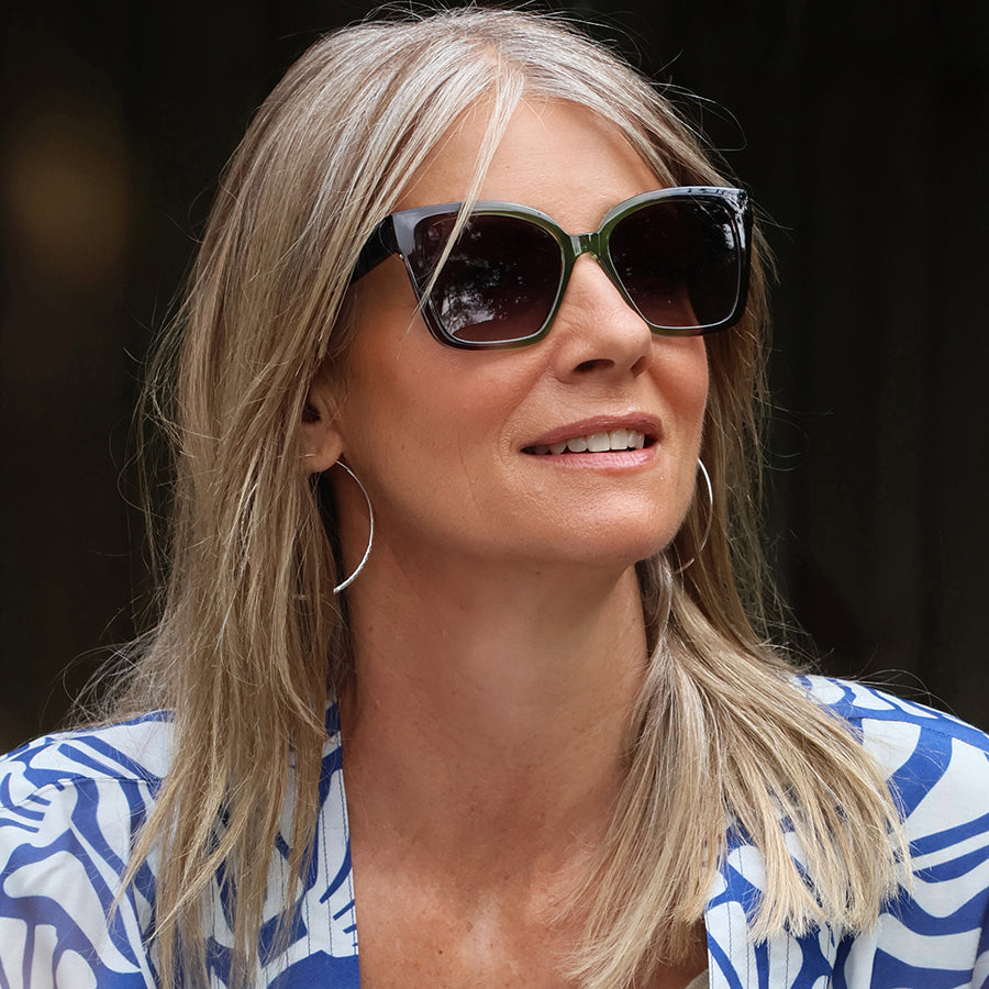 Green Ombre Sunglasses