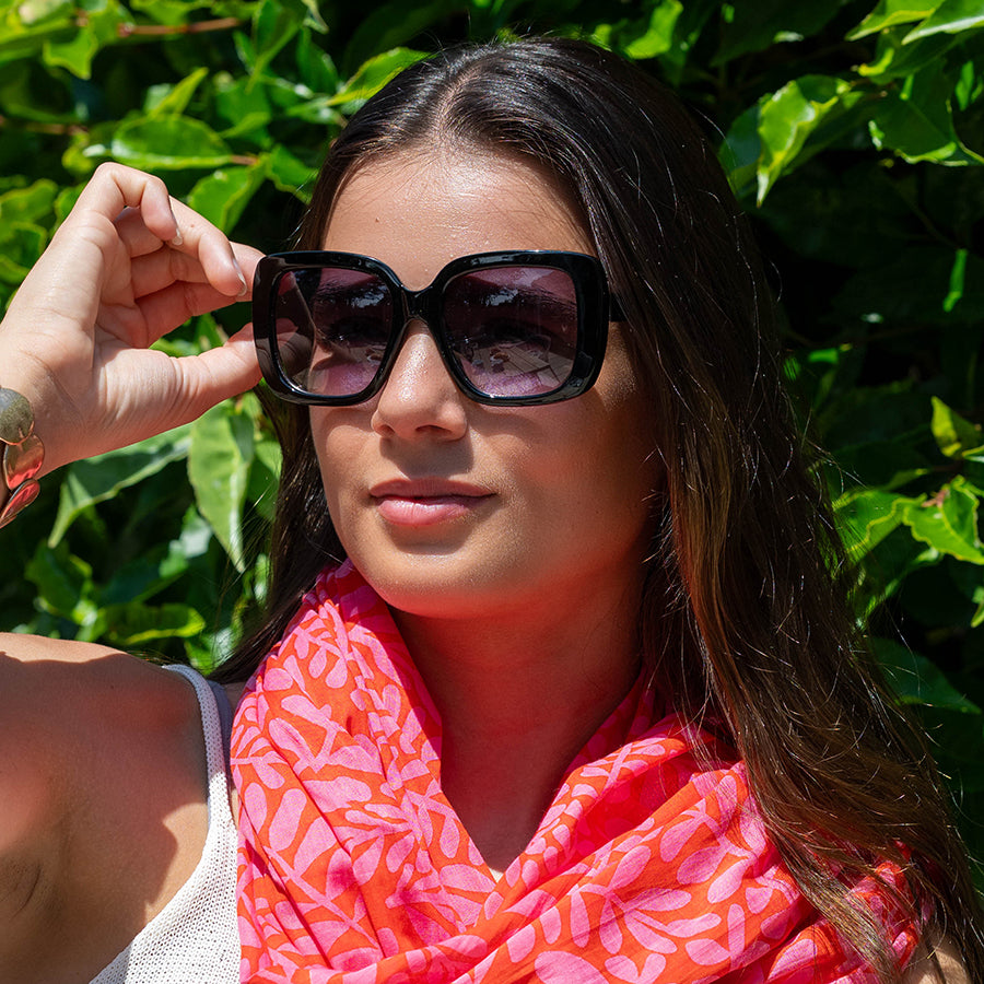 Black Frame Sunglasses