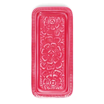 Vibrant Pink, Enamel Trinket Tray