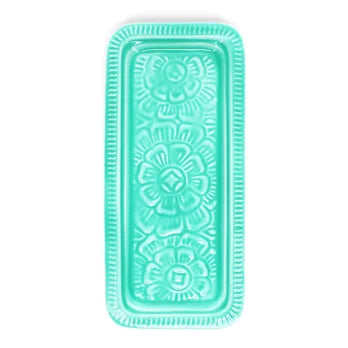 Aqua, Enamel Trinket Tray