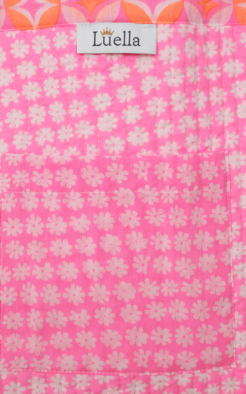 Sherah Tote Bag - Neon Pink & Orange