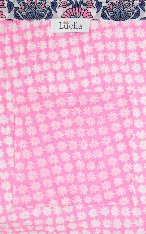 Jianna Tote Bag - Neon Pink & Blue