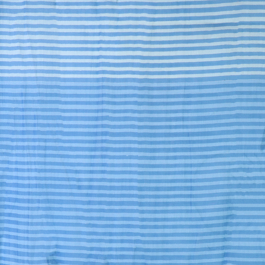 Blue Striped Scarf