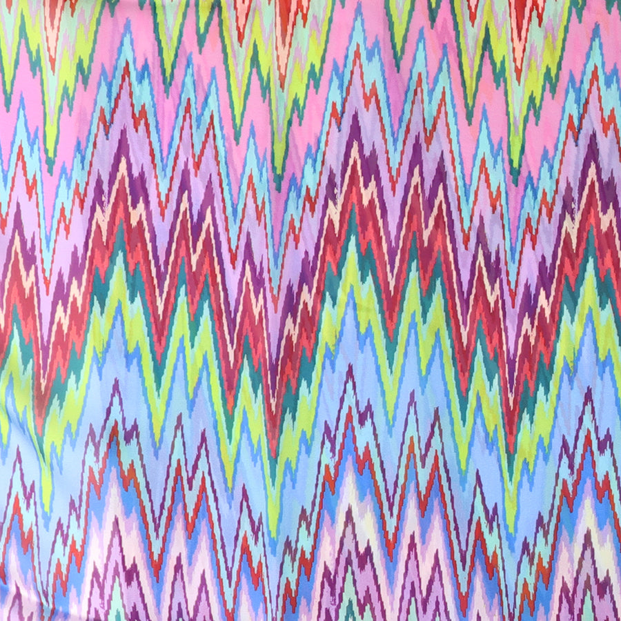 Lilac Mix Silky Print Scarf