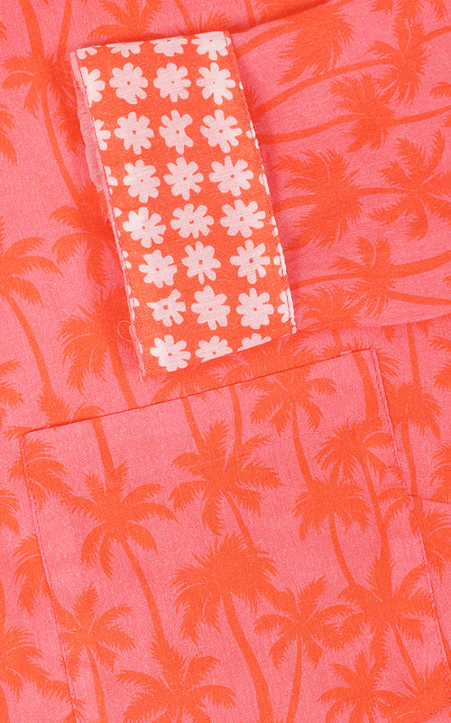 Bordeaux Shirt - Coral & Pink