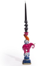 Elephant & Cockatoo Circus Candle Holder