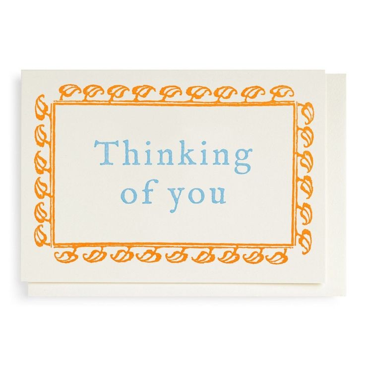 Leafy 'Thinking of You' Card