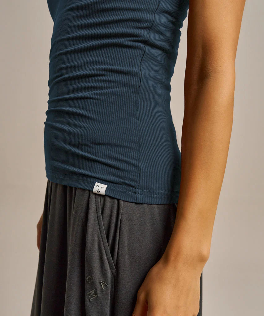 Mariner Navy Active Rib Tank Top