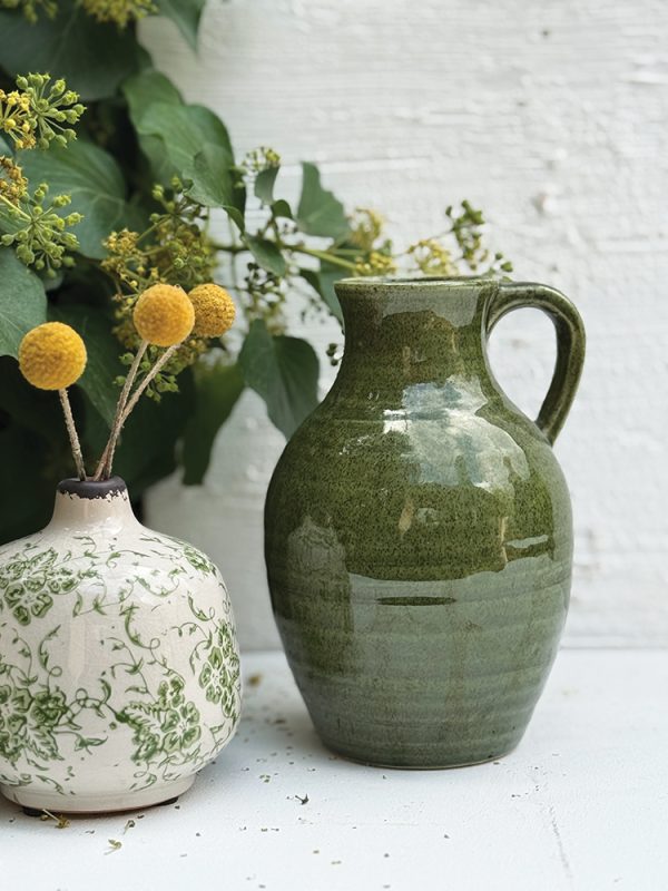 Small Country Jug - Green
