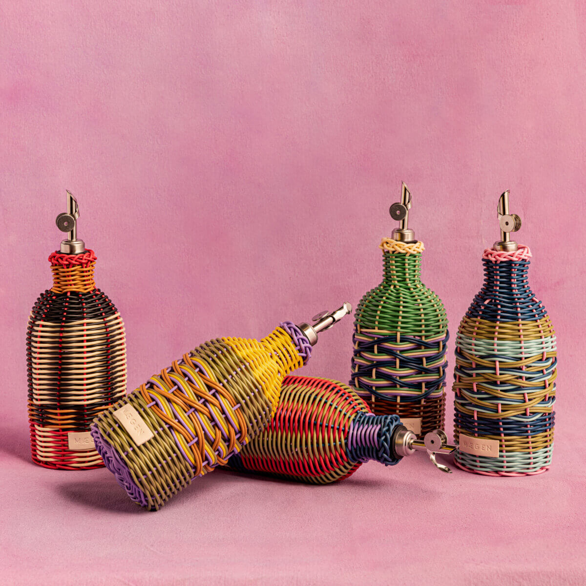 Oil Pourer - Green & Red