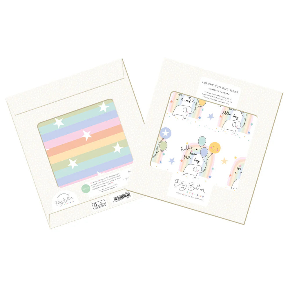 Baby Boy Eco Flat Wrap Pack