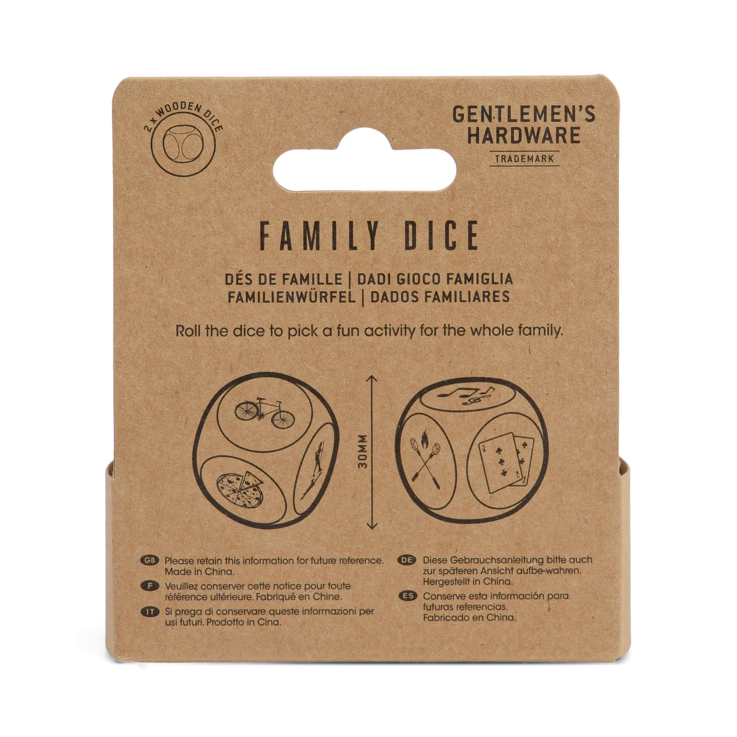Family Dice - Activity Decision Game