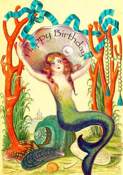 Happy Birthday - Mermaid