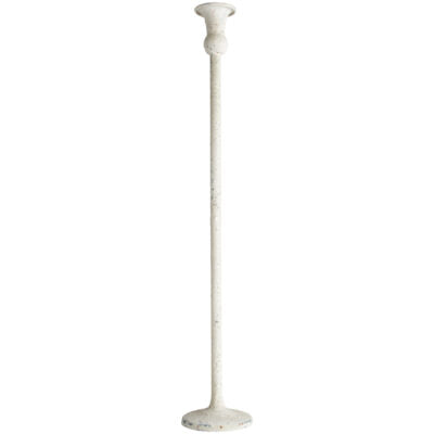 Metal Candle Holder White - Tall