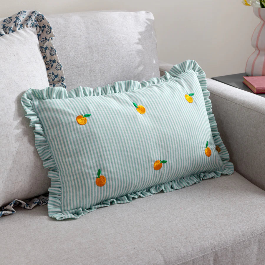 Les Fruites Oranges Cushion