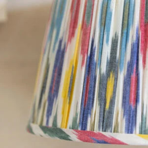 Cotton Ikat Lampshade