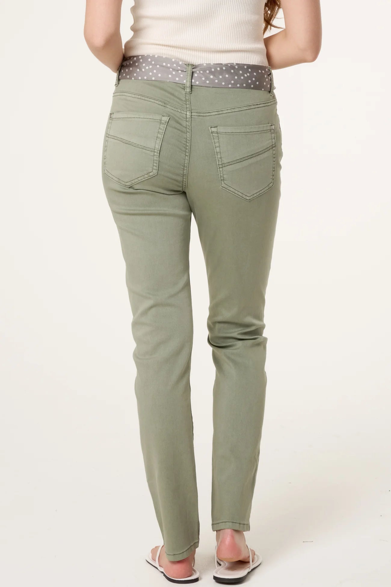 Khaki Slim Leg Trouser