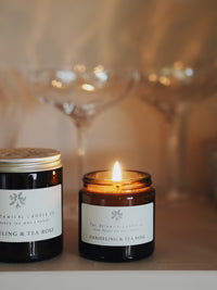 Darjeeling & Tea Rose Scented Soy Candle - 250ml
