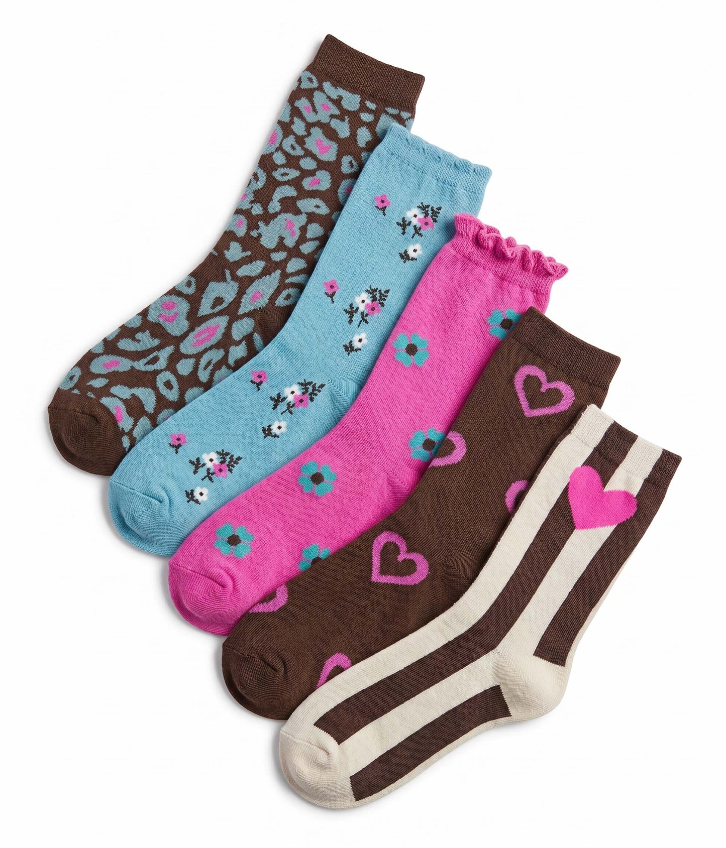 5 Pack Socks, Heirloom