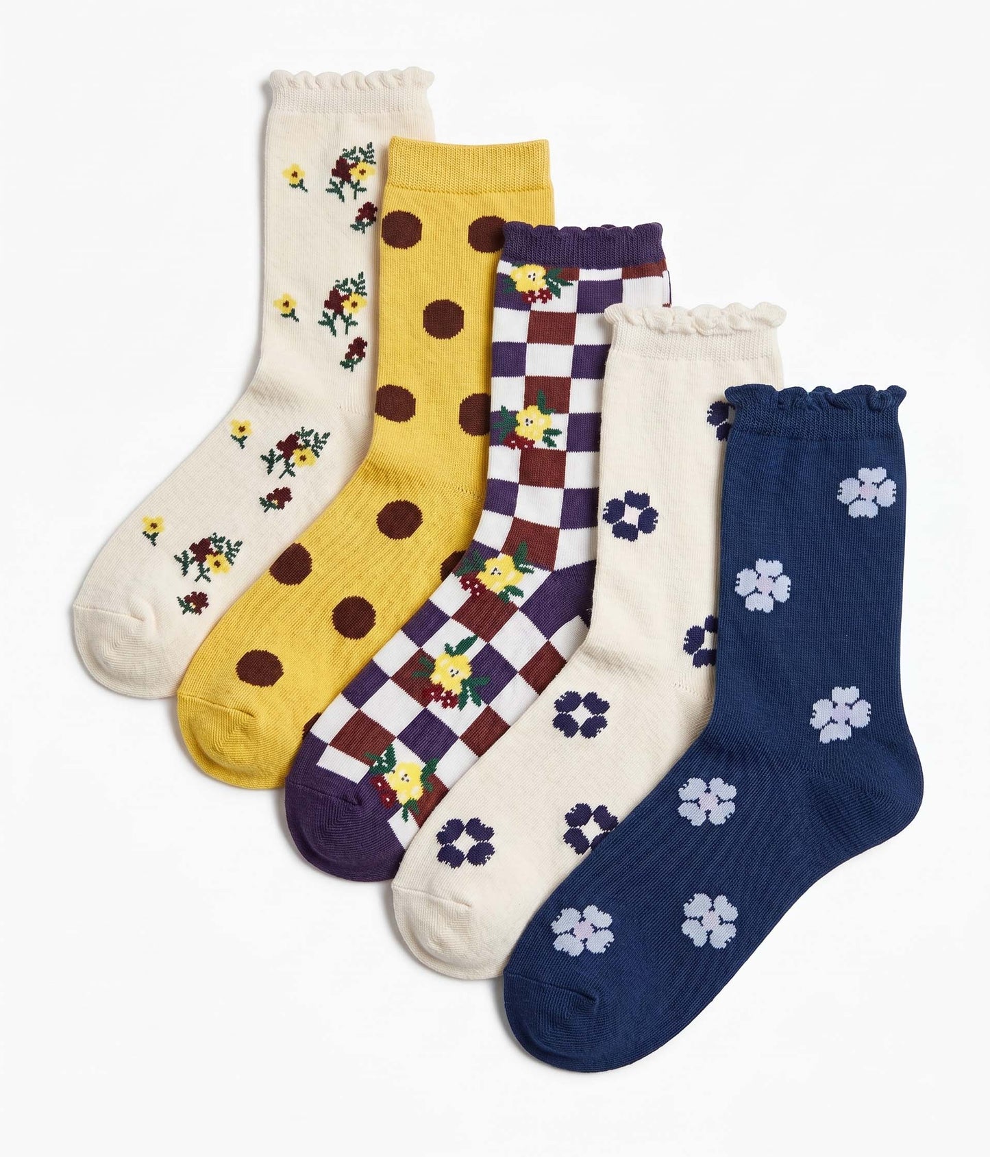 5 Pack Socks, Varsity