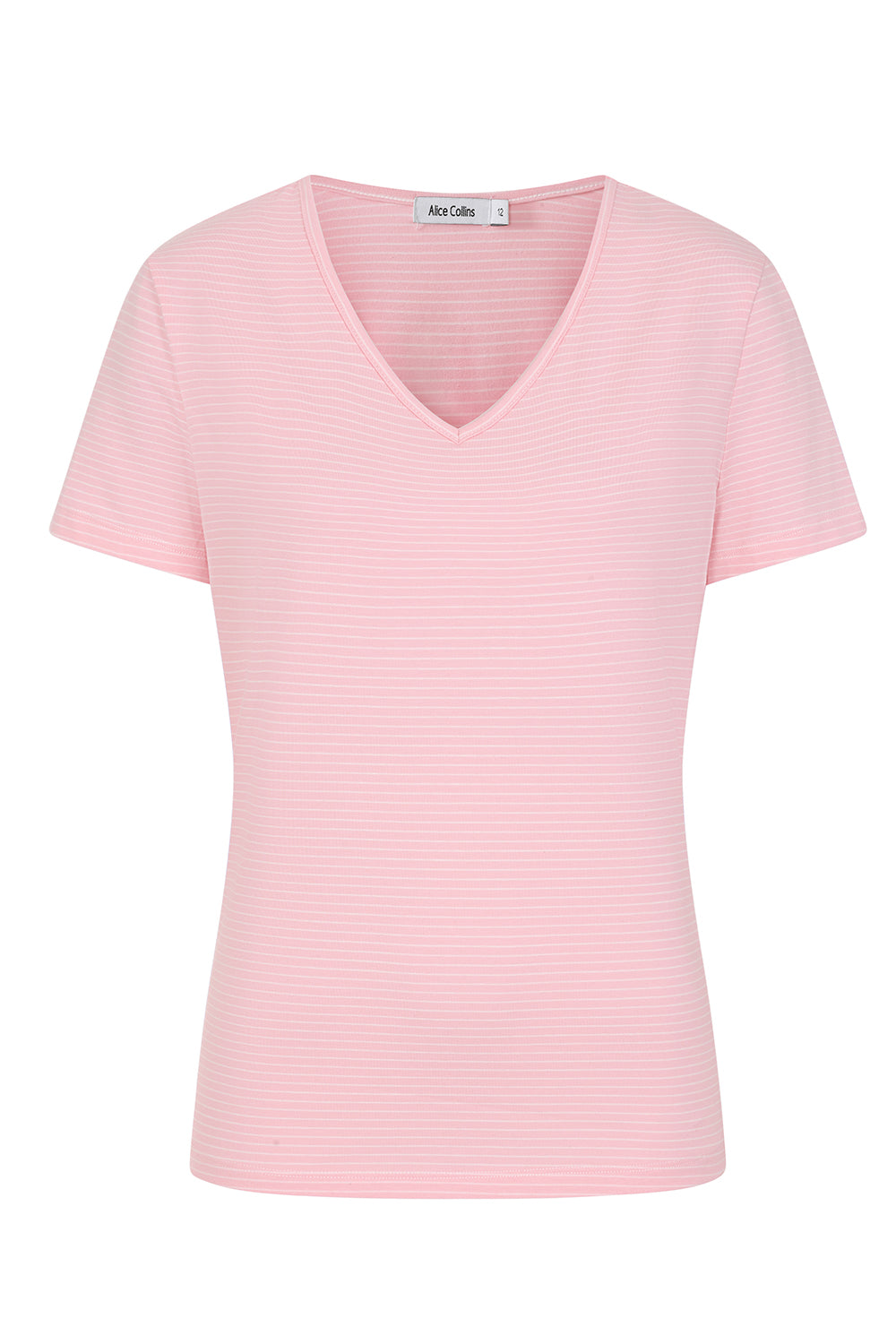 Pippa Striped Tee - Candy Floss