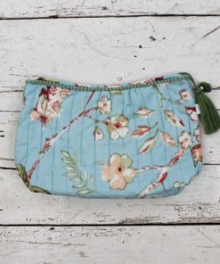 Blue Blossom Print Wash Bag