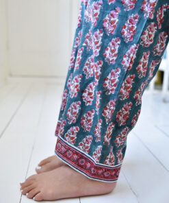 Pine Green Multi Floral Print Pyjamas