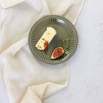 Pembroke Stoneware Side Plate - Olive Green