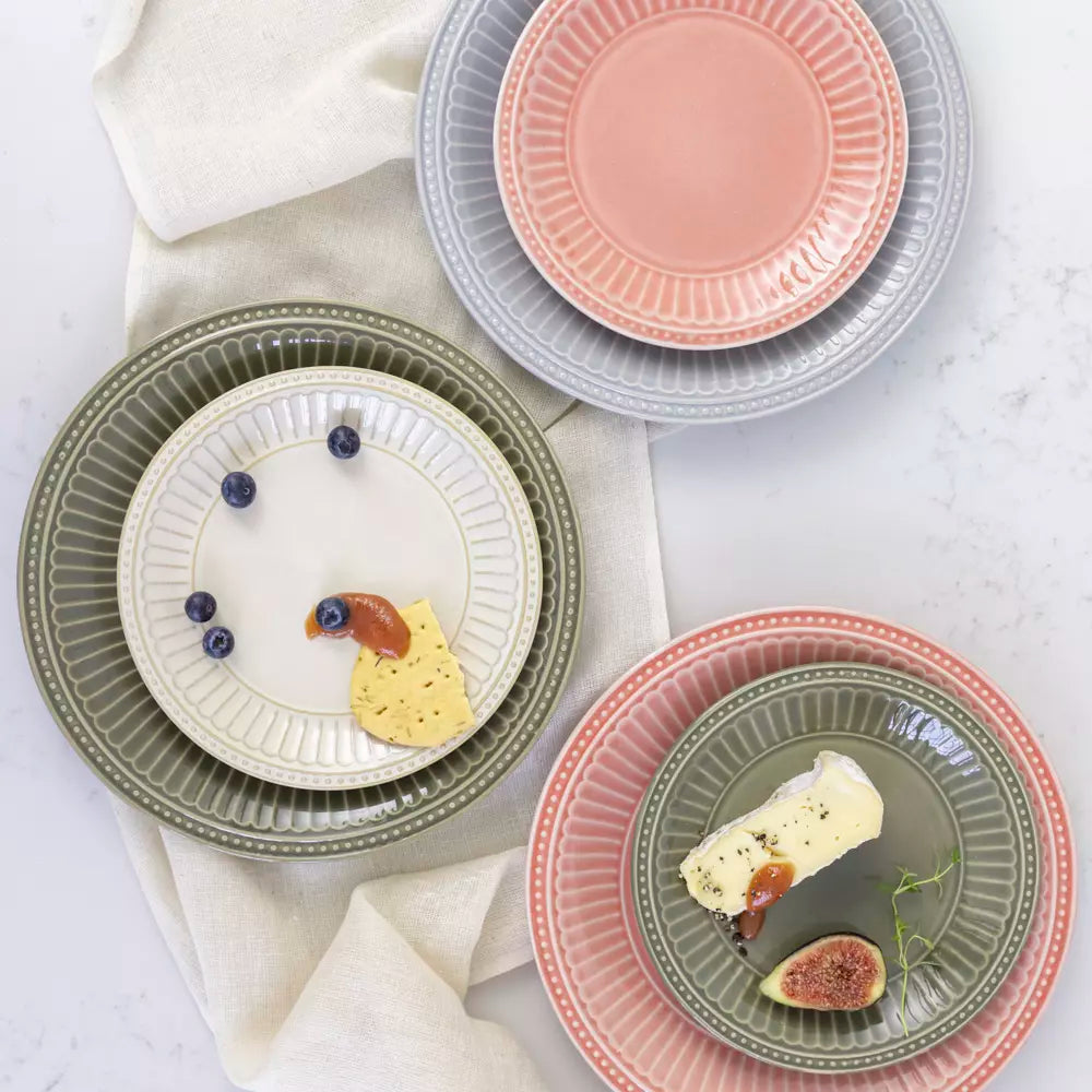 Pembroke Stoneware Dinner Plate - Olive Green