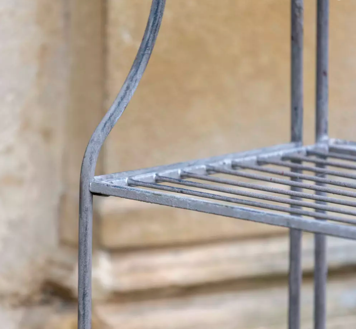 Ornate Metal Plant Stand / Bookcase