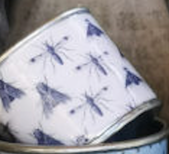 Tin Planters - Bugtasia - Blue-Grey