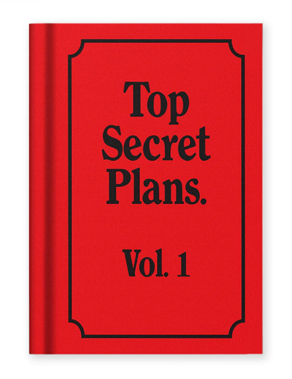 Top Secret Plans Vol 1 - Notebook