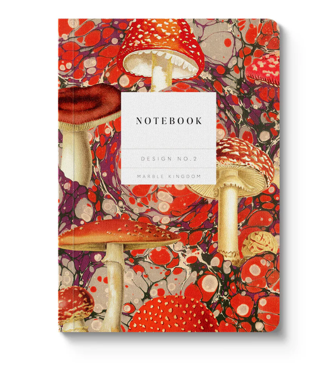 Marble Fungi Notebook (A6)