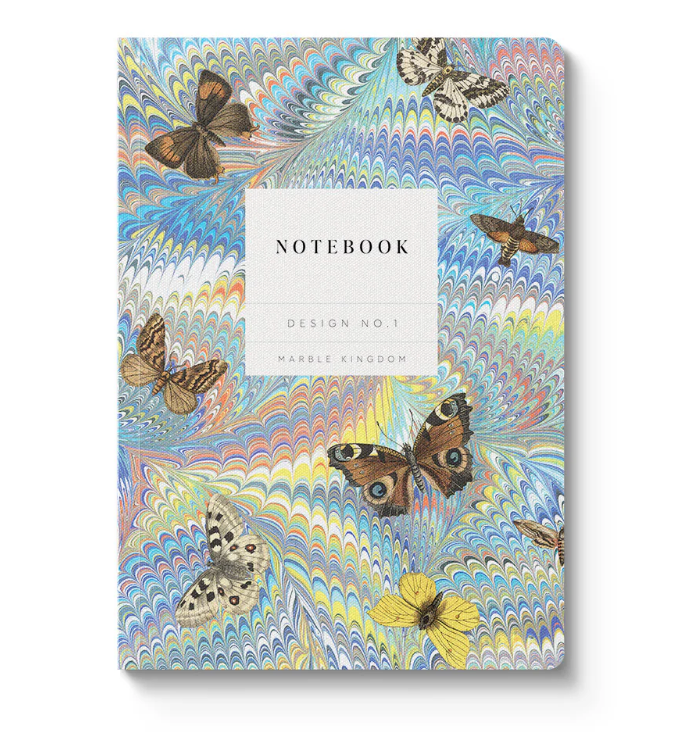 Marble Butterfly Notebook (A5)