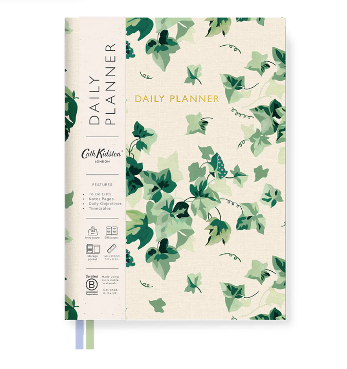 Cath Kidston - Leaves Fabric Daily Planner (A5)