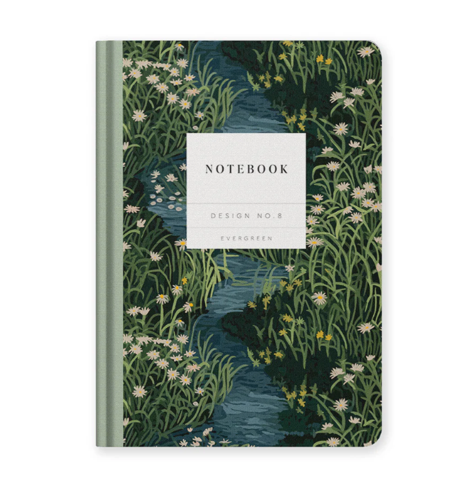 Design No.8 Marsh Daisies Notebook (A5 HB)