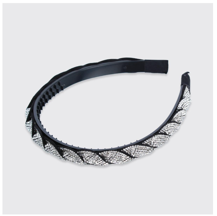 Silver Twisted Headband