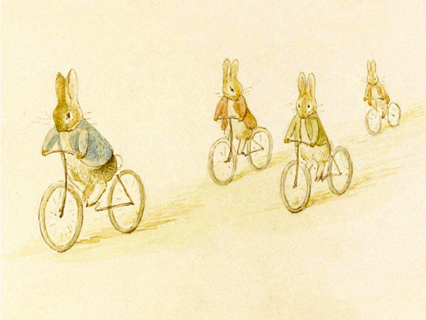 Four Bunnies - Greeting Card
