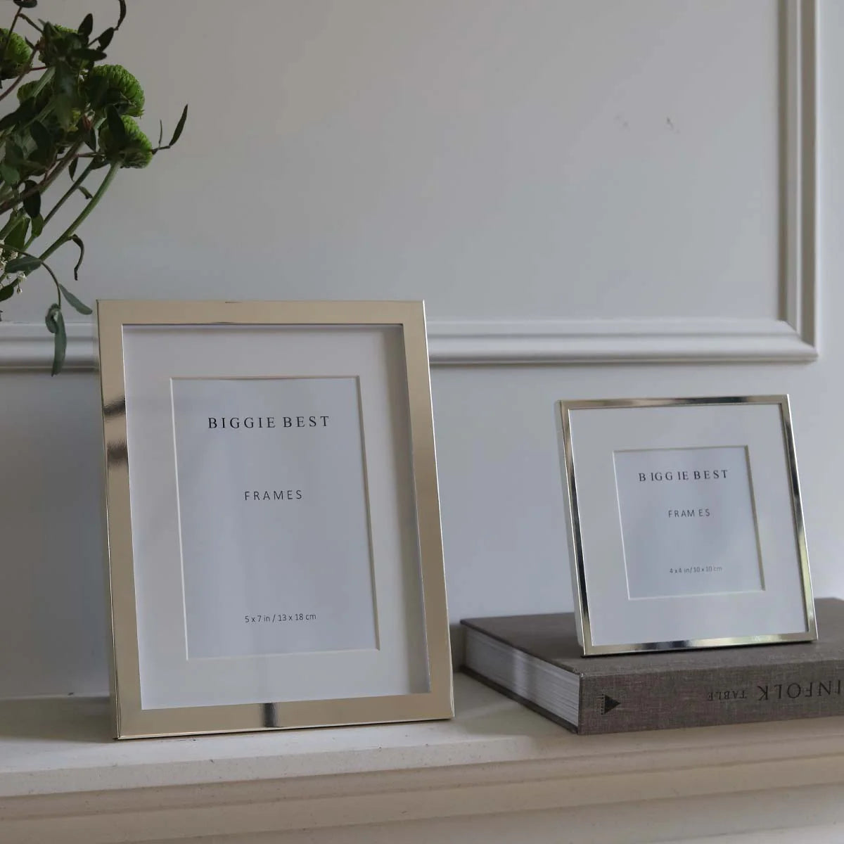 Thin Border Silver Frame - 4x4