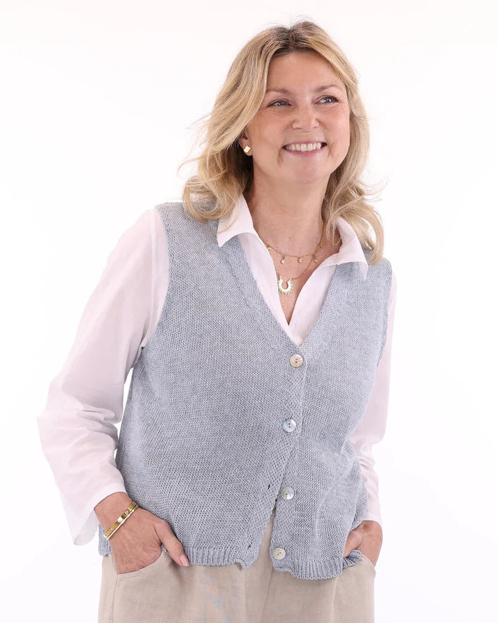Waistcoat Ice Blue