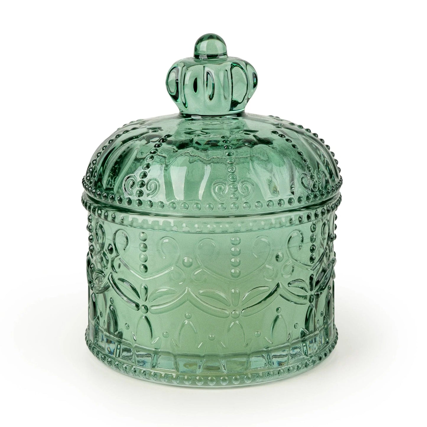 Round Embossed Candle Jar - Chengdu Duck Egg