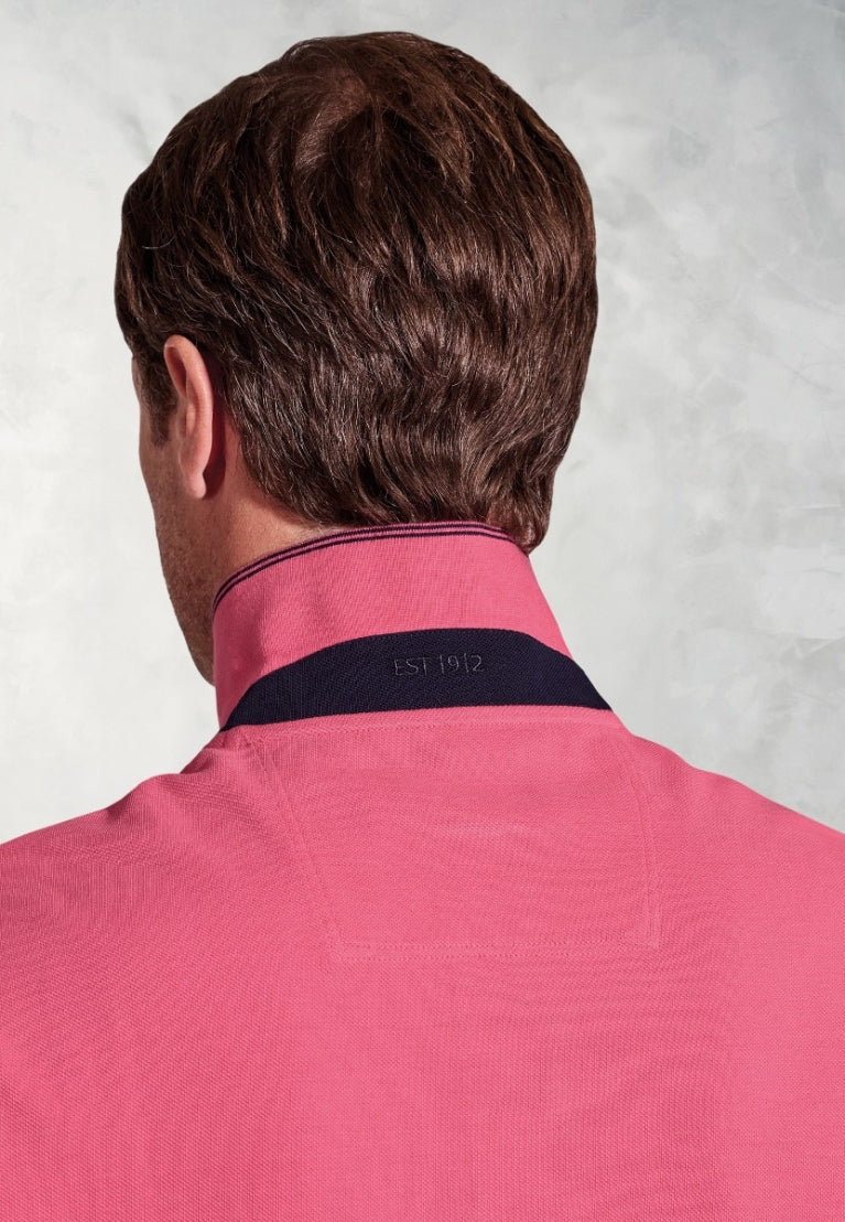 Firth - Rose, Pure Cotton Pique Polo