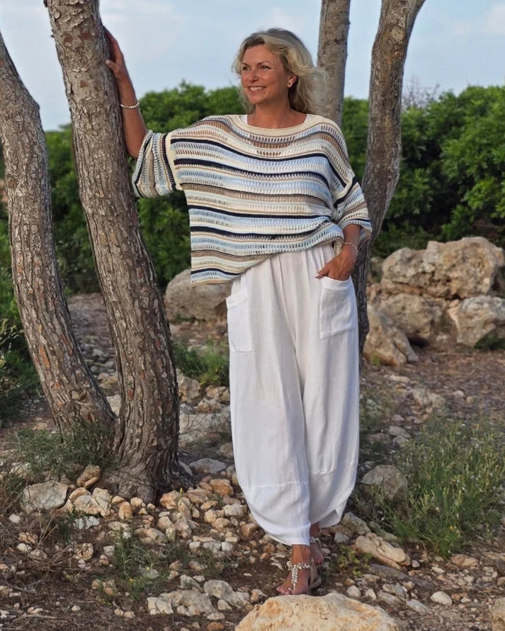 Hareem Pants - White
